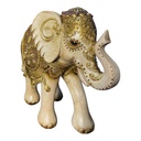 CS8020445 ELEFANTE CAFE DORADO 21X9X19CM