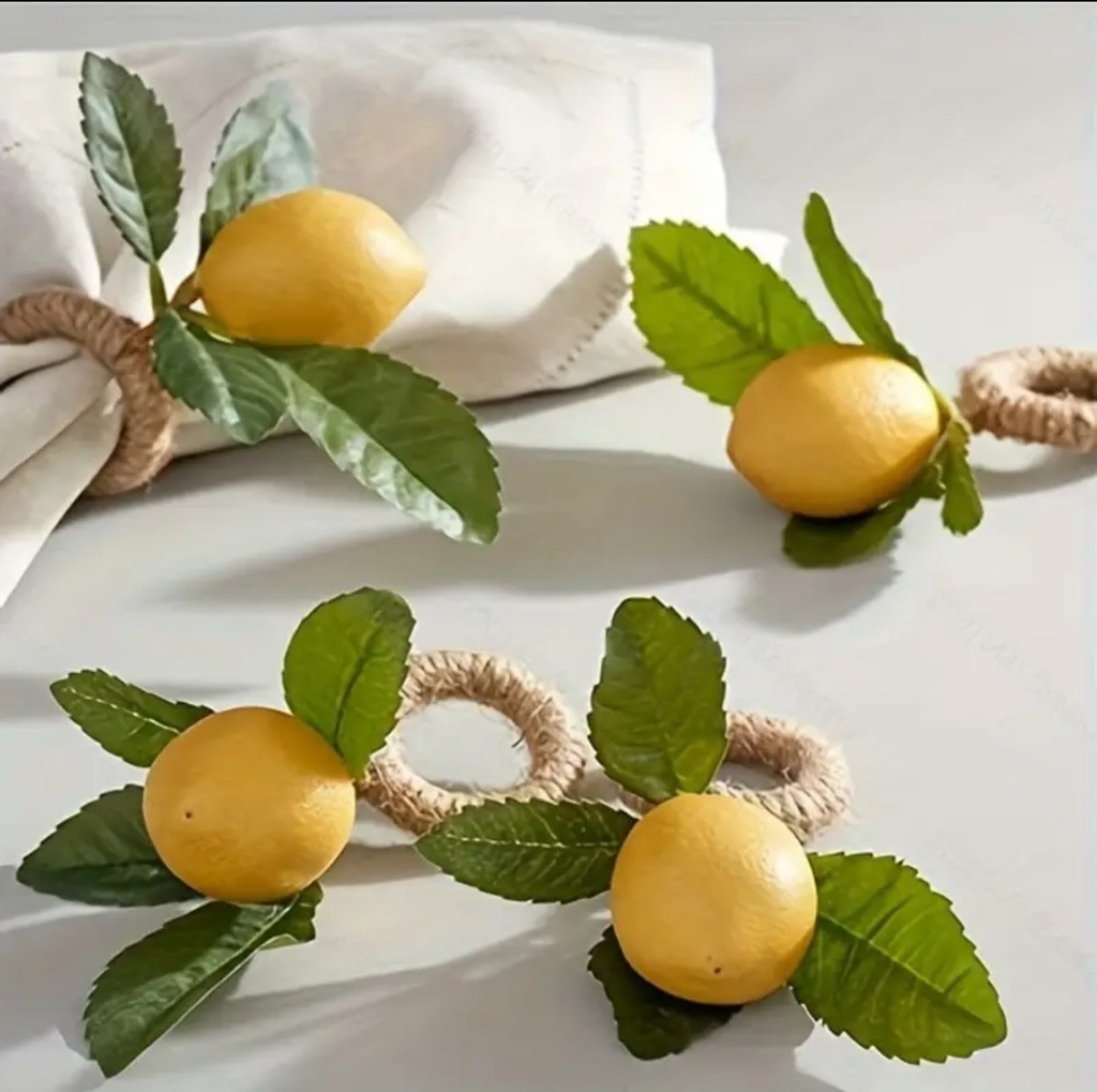 AROS DE SERVILLETA LIMONES C/U