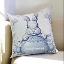 FORRO DE COJIN PASCUA BLUE DECOR 45X45CM