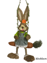 CONEJO DE PASCUA 30X50CM