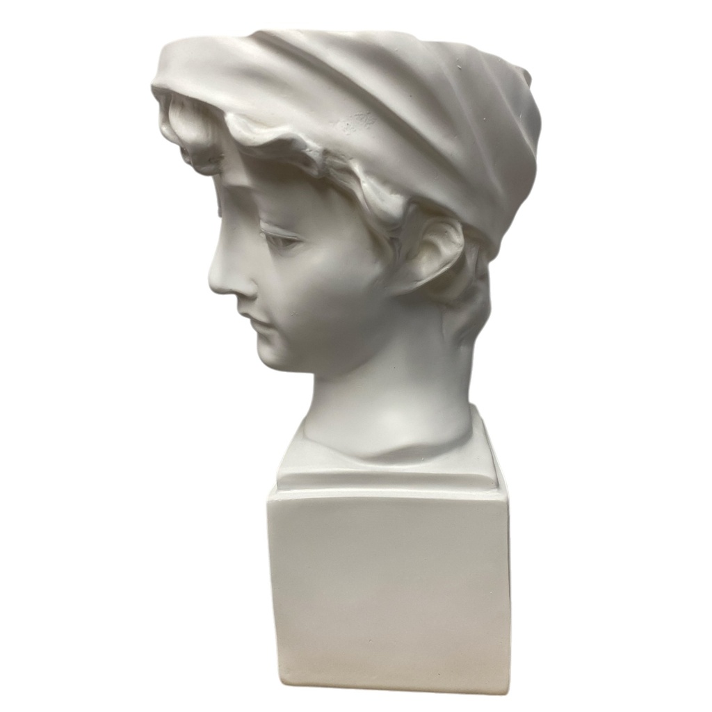 FLORERO, SAFO POETISA GRIEGA, POLIRESINA 18X14X28CM