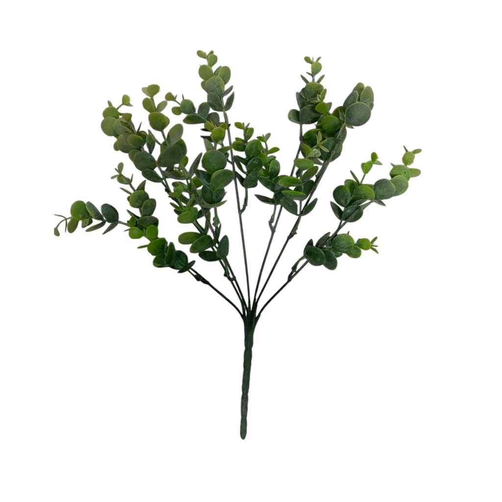 RAMA RELLENO HOJA DE SAUCE, EUCALIPTO PVC 25X35CM