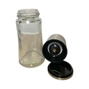 MOLINILLO PARA PIMIENTA, SAL EN GRANO 4X14CM, VIDRIO TAPA ACERO