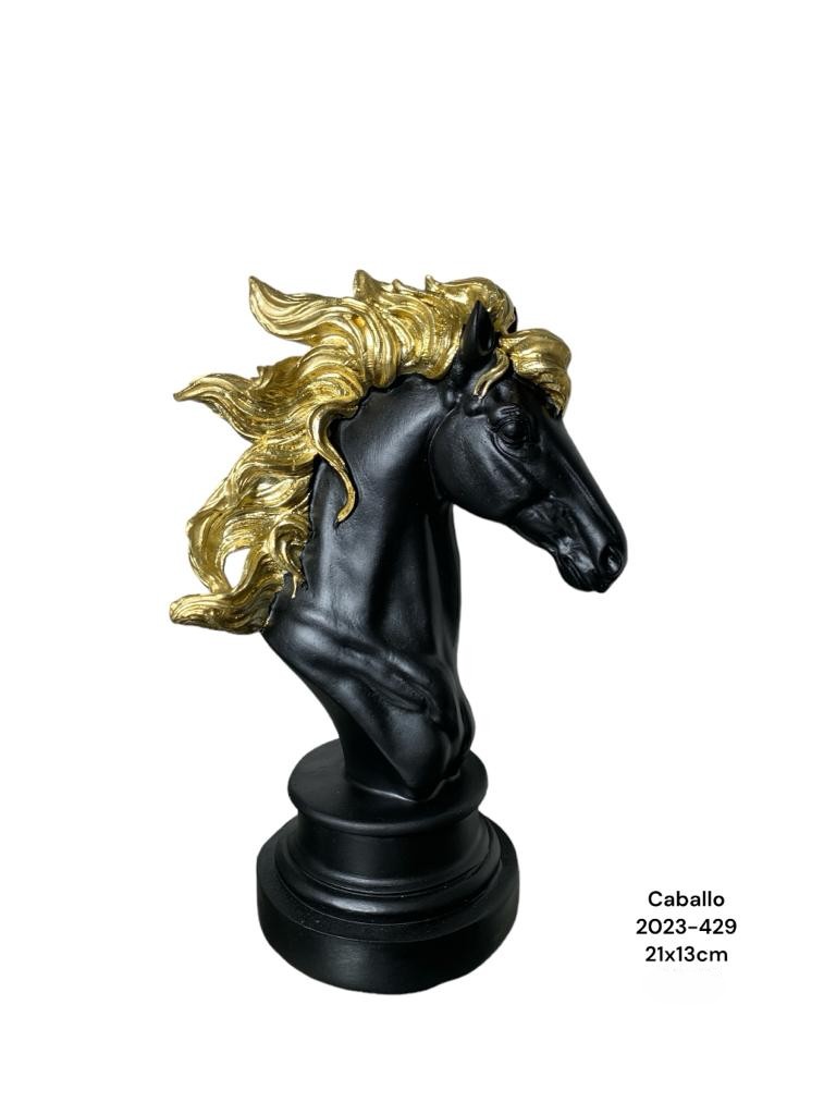 ADORNO CABEZA CABALLO 21X13CM