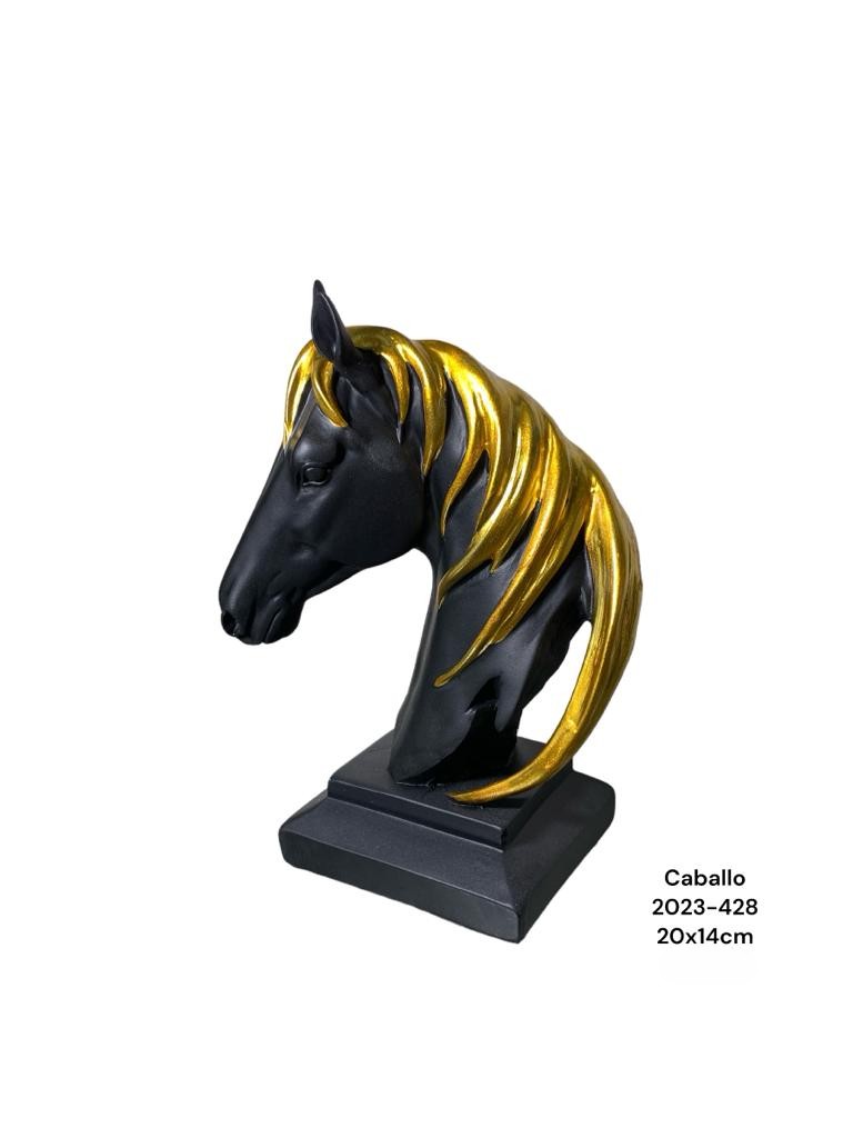 ADORNO CABEZA DE CABALLO 20X14CM
