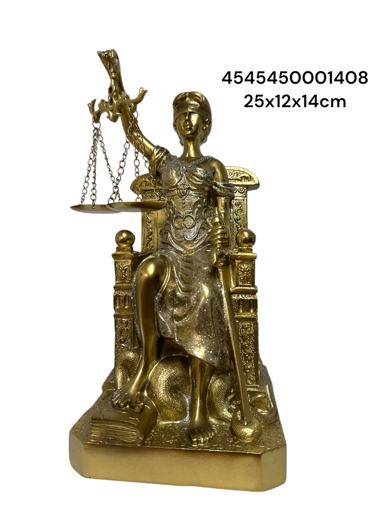 CS8180112 DAMA DE LA JUSTICIA 25*12*14CM