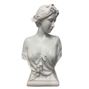 BUSTO VENUS DEL NILO POLIRESINA 18X12X30CM
