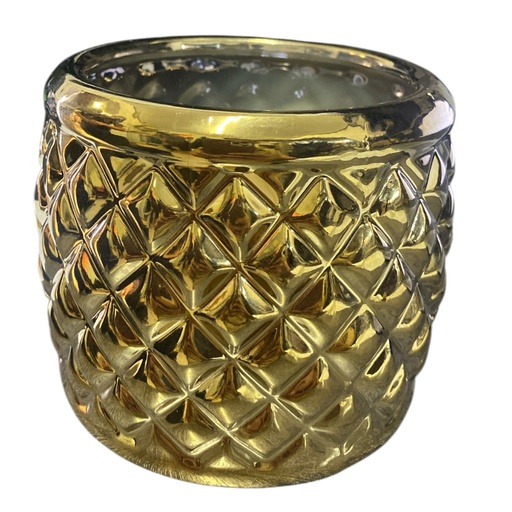 [18077-26] MACETA DORADO 15CM