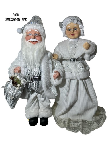 [XMTX254-821MAC] SANTA Y SRA. ANA PLATA 18PLG.
