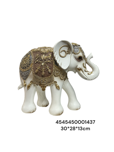 [4545450001437] CS8020439 ELEFANTE BL/CAFE 30*28*13CM