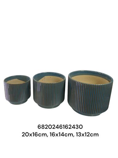 [6820246162430P] SC16243P MACETA CERAMICA PEQUEÑA 13X12CM