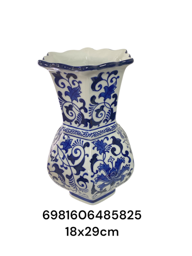 [6981606485825] PT71-008 FLORERO AZUL 18X29CM