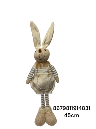 [8679811914831] CONEJO PASCUA CAFE BEIGE 45CM