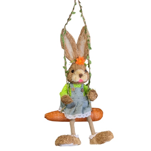 [8679833546683] CONEJA DE PASCUA 30X50CM