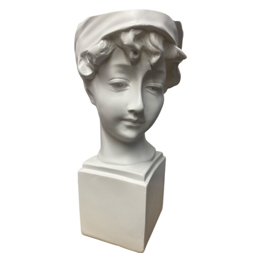 [202502020251115] FLORERO, SAFO POETISA GRIEGA, POLIRESINA 18X14X28CM
