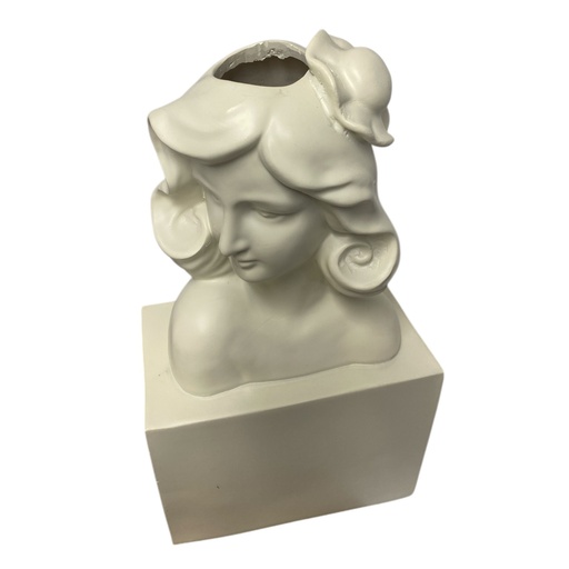 [202502020251110] FLORERO DAMA POLIRESINA 19.5X11X36CM